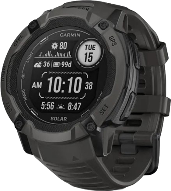 Смарт-годинник Garmin Instinct 2X Solar Graphite (010-02805-00) - зображення 1