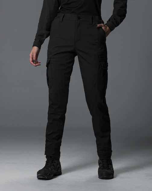 Жіночі брюки карго тактичні BEZET Basic чорний - S - зображення 1