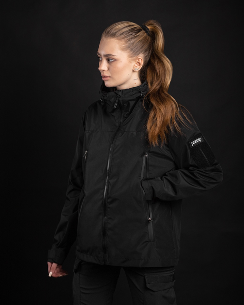 Жіноча куртка вітровка BEZET Кентавр чорний - M - зображення 1