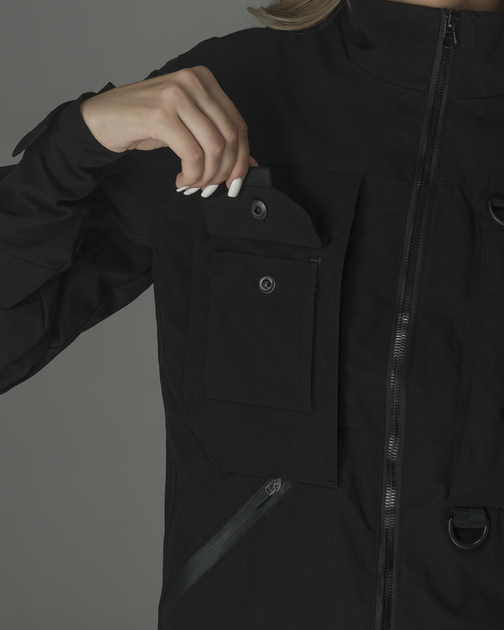 Жічноча куртка BEZET Блокпост чорний - XL - зображення 2