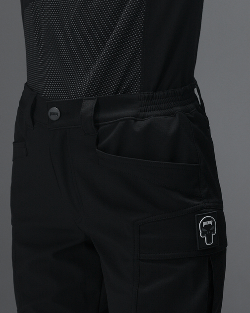 Жіночі брюки карго тактичні BEZET Капелан чорний - XS - зображення 2