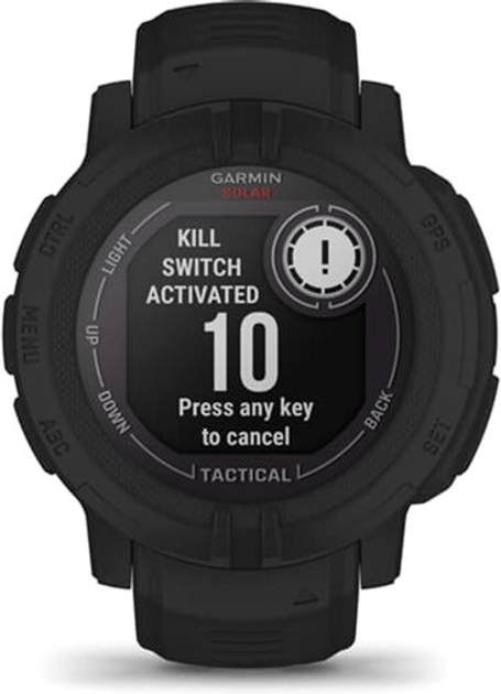 Zegarek sportowy Garmin Instinct 2 Solar Tactical Edition 45 mm Black (010-02627-03) - obraz 7