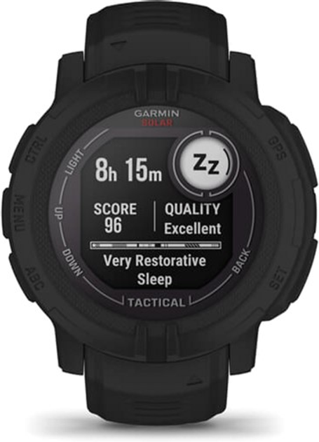 Zegarek sportowy Garmin Instinct 2 Solar Tactical Edition 45 mm Black (010-02627-03) - obraz 11