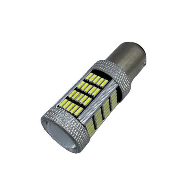 Светодиодная лампа с цоколем BA15s P21/5W R5 12V-24V 92 SMD белый 2шт - Фото 2 Светодиодная лампа с цоколем BA15s P21/5W R5 12V-24V 92 SMD белый 2шт - изображение 2