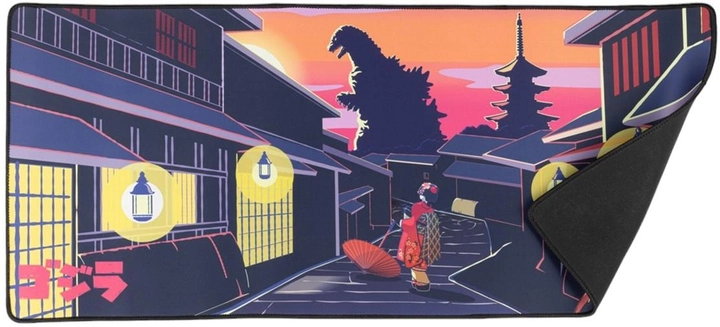 Podkładka gamingowa ItemLab Godzilla 80 x 35 cm Speed/Control Multicolor (4251972806992) - obraz 1