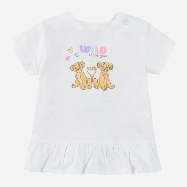 Дитячий комплект (футболка + шорти + пов\'язка на голову) для дівчинки Cool Club LNG2402135-00 62 см Різнокольоровий (5903977227560) - зображення 2