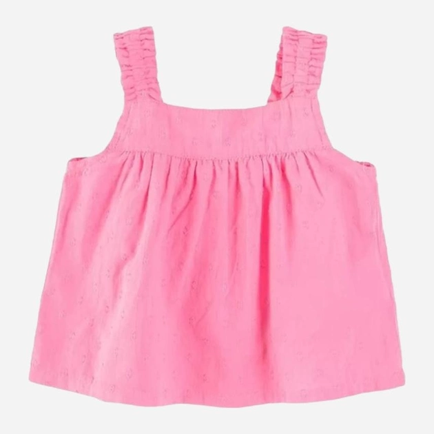 Дитячий літний костюм (майка + шорти) для дівчинки Cool Club CCG2403255-00 74 см Рожевий (5903977324405) - зображення 2