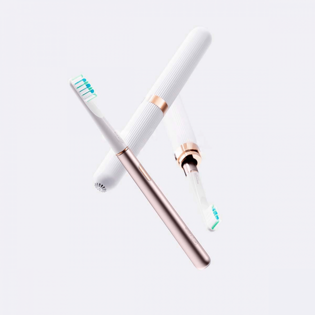 Відбілююча звукова зубна щітка MEDICA+ LUX 10Х Portable (Rose Gold) (Japan) - изображение 3