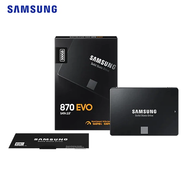 SSD диск Samsung 870 EVO MZ-77E500 500 ГБ – фото, отзывы
