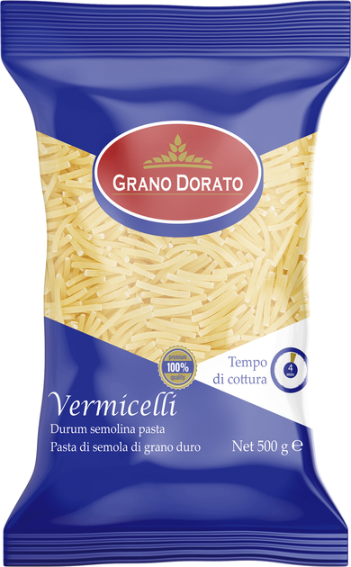 Упаковка Макароны Grano Dorato Вермишель 500 г х 3 шт (5201013019934 ...