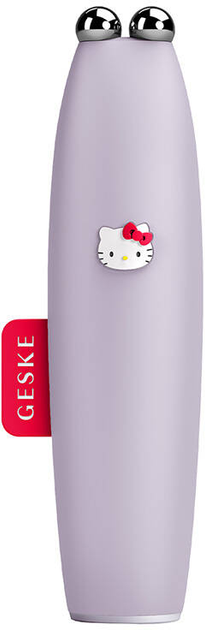 Мікрострумовий масажер для обличчя Geske MicroCurrent Face-Lift Pen 6 в 1 Hello Kitty Фіолетовий (HK000014PU01) - зображення 2