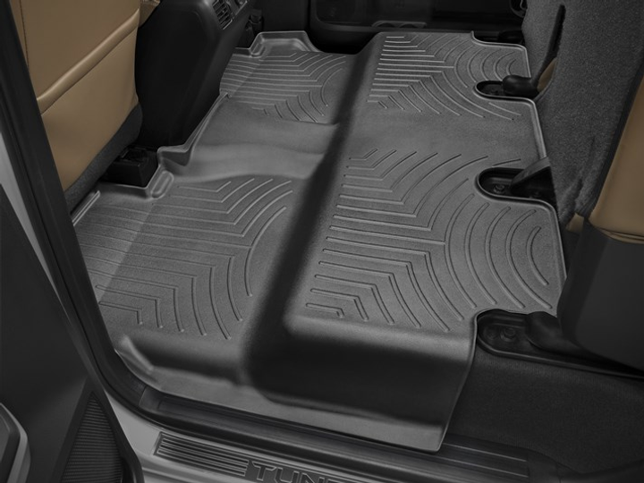 Акція на Автокилимок на другий ряд WeatherTech 3D лайнери Toyota Tundra (2014-2021) Чорний від Rozetka