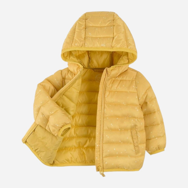 Kurtka dziecięca dla dziewczynki przejściowa Cool Club COG2400662 68 cm Żółta (5903977224347) - obraz 3