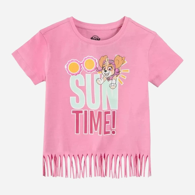 Koszulka dziecięca dla dziewczynki Cool Club LCG2412718 110 cm Różowa (5903977309914) - obraz 4