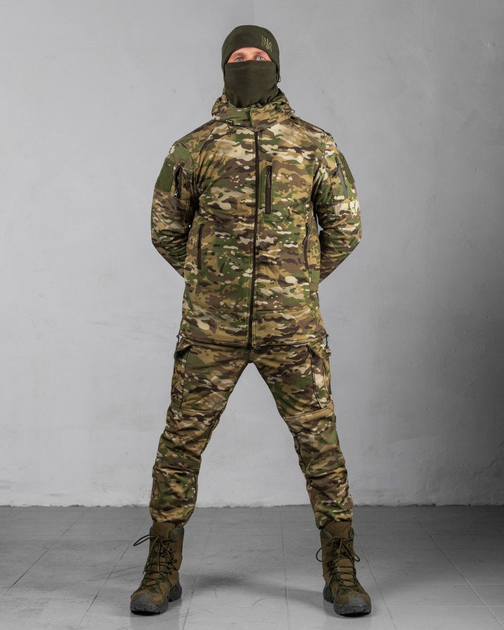 Зимовий тактичний костюм софтшел explorer мультикам подвійний фліс 0 XXL - зображення 1