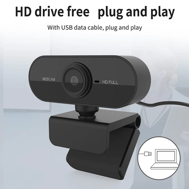 Веб-камера Emastiff 720P HD USB веб-камера прищепка со встроенным микрофоном - изображение 2