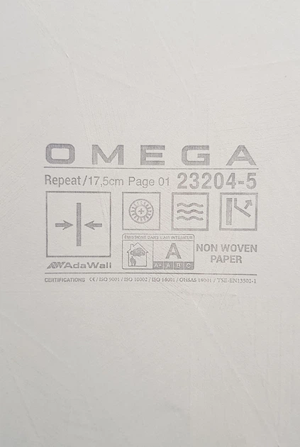 Шпалери вінілові на флізеліні AdaWall Omega1.06х10 геометрія 3д темно-сірі срібло 23204-5 - зображення 6