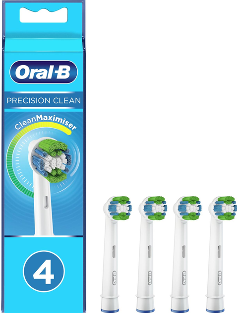 Насадки до електричної зубної щітки Oral-B Precision Clean, 4 шт (EB 20-4) - зображення 1