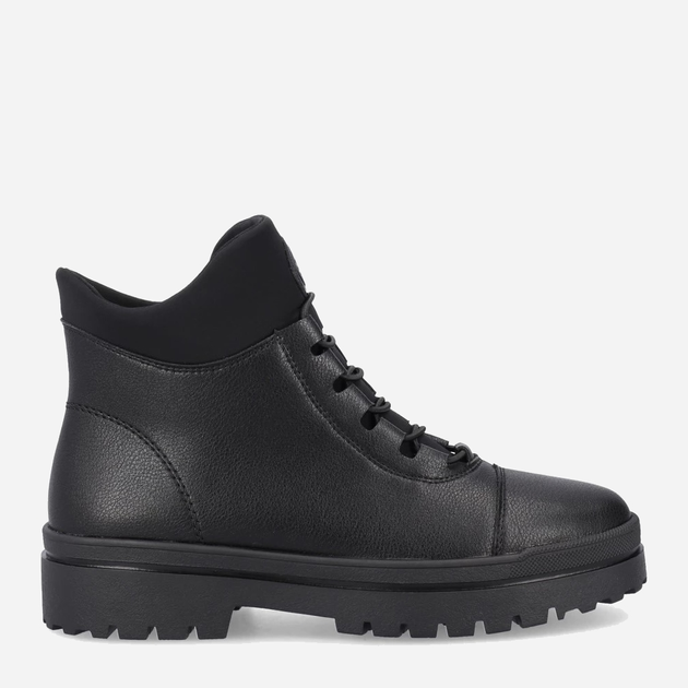 Жіночі зимові черевики низькі Rieker RIEZ4463-00 37 Чорні (4061811005628) - зображення 1