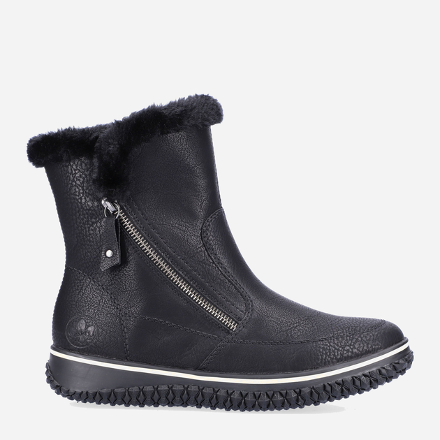 Жіночі зимові черевики Rieker RIEZ4281-00 39 Чорні (4060596809094) - зображення 1