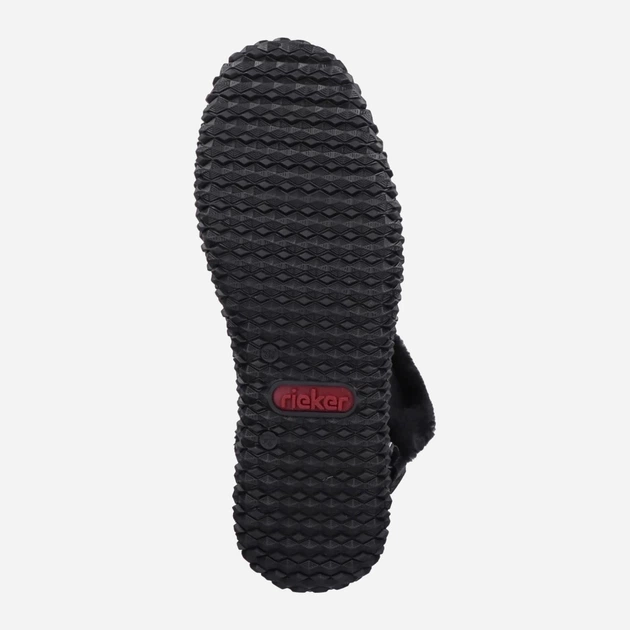 Жіночі зимові черевики Rieker RIEZ4281-00 39 Чорні (4060596809094) - зображення 7