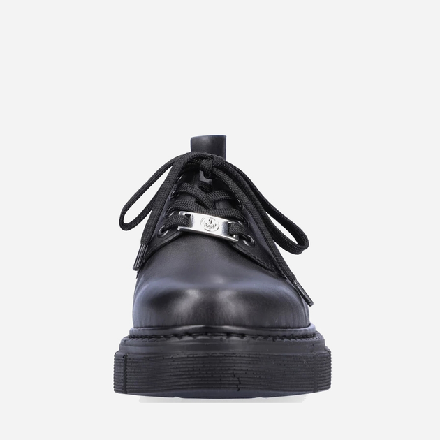 Buty derby damskie skórzane Rieker RIEM3801-00 42 Czarne (4060596876997) - obraz 5