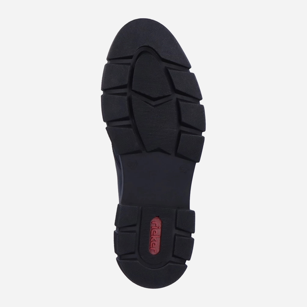 Buty derby damskie skórzane Rieker RIEM3801-00 42 Czarne (4060596876997) - obraz 8