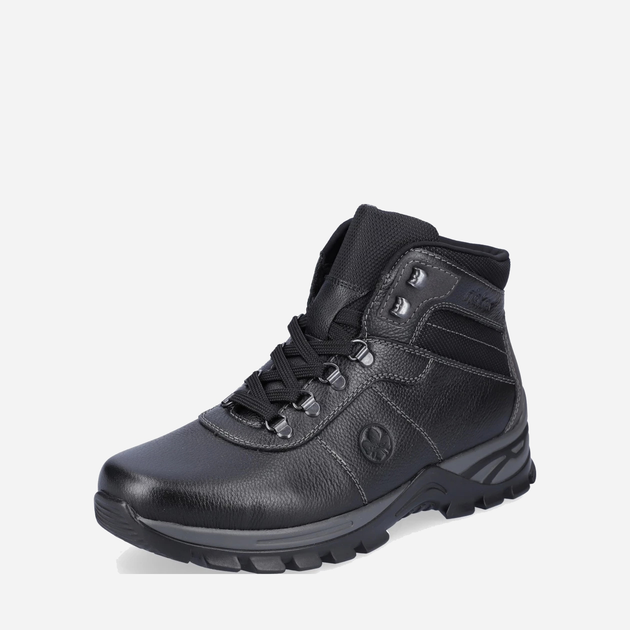 Чоловічі зимові черевики Rieker RIEB6802-00 46 Чорні (4060596835550) - зображення 8