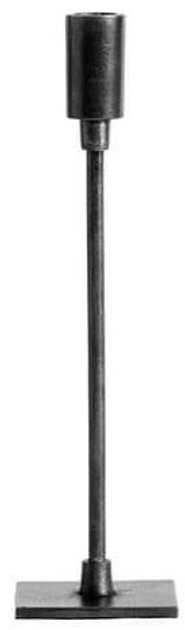 Підсвічник Muubs Moment у скандинавському стилі алюмінієвий чорний 30 см (5711973038086) - зображення 1