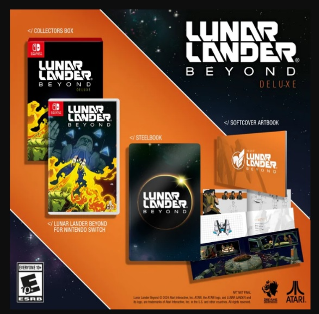 Gra na Nintendo Switch: Lunar Lander Beyond Deluxe + Steelbook (Kartridż) (5056635606853) - obraz 2