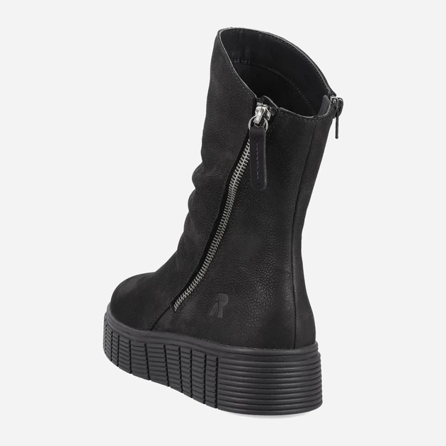 Жіночі ботильйони Rieker REVW1063-00 38 Чорні (4061811124787) - зображення 5