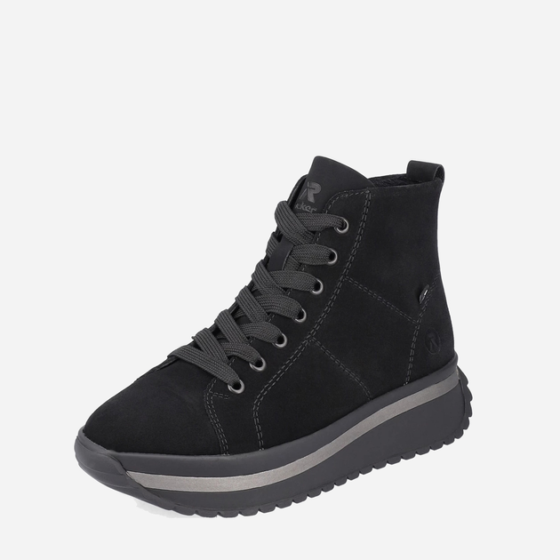 Жіночі зимові черевики низькі Rieker REVW0960-00 37 Чорні (4061811127825) - зображення 2