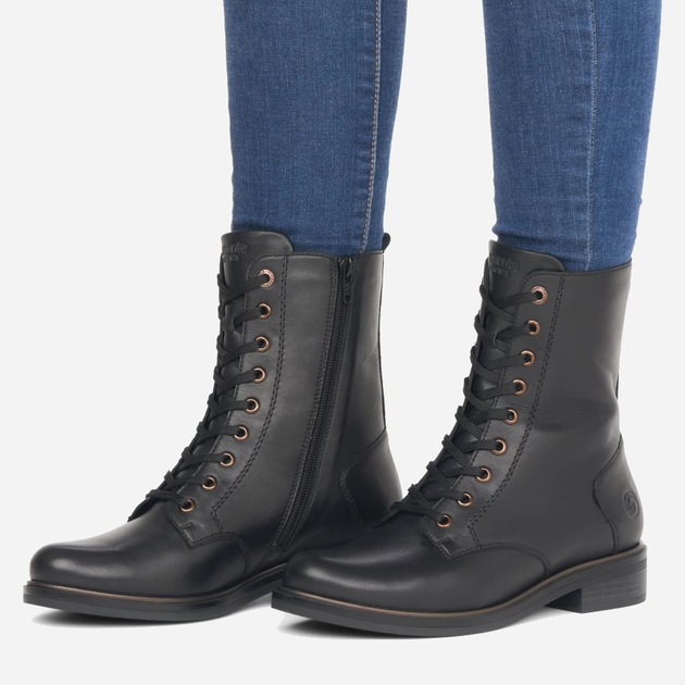 Жіночі зимові черевики високі Remonte REMD8388-01 37 Чорні (4061811128358) - зображення 2