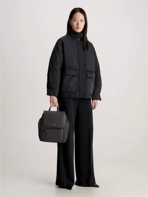 Damski plecak Calvin Klein Jeans CKRK60K611538BAX Czarny (8720108722483) - obraz 2