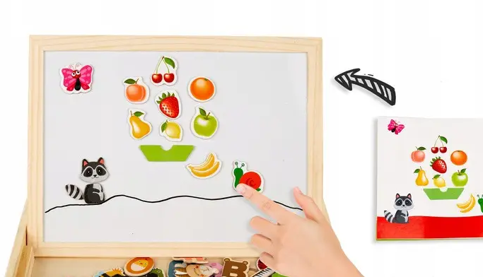 Магнитная доска-деревянная Kinderplay KP4333 - изображение 5