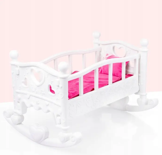 Кукольная кроватка колыбель Kinderplay 2в1 KP6688 - Фото 5 Кукольная кроватка колыбель Kinderplay 2в1 KP6688 - изображение 5