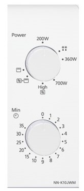 Мікрохвильова піч Panasonic NN-K10JWMEPG - зображення 4