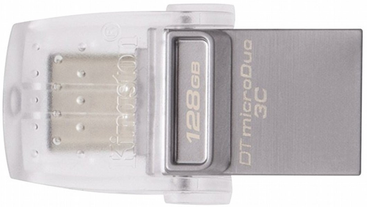 Флеш память USB Kingston DataTraveler microDuo 3C 128 GB (DTDUO3C/128GB ...