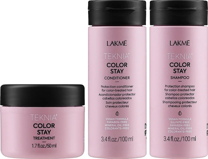 Zestaw Lakme chroniący kolor włosów farbowanych Teknia Color Stay (8429421445177) - obraz 2