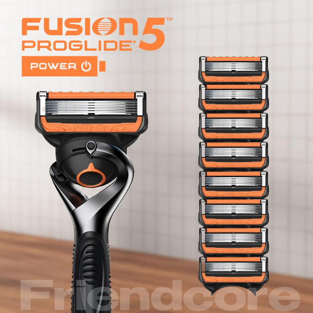 Сменные картриджи для бритья (лезвия) мужские Gillette Fusion5 Proglide ...