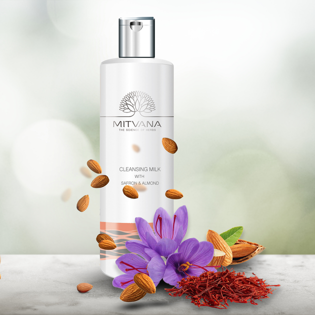 Очищающее молочко для лица Mitvana Cleansing Milk with Saffron & Almond ...