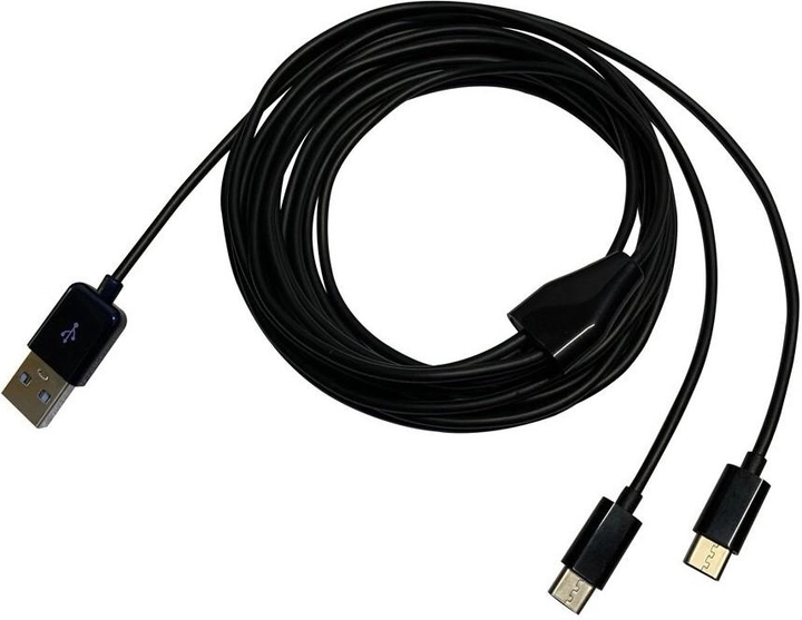 Kabel SteelPlay Dual Play and Charge Xbox Series X czarny (JVAXBSX00001) - obraz 1