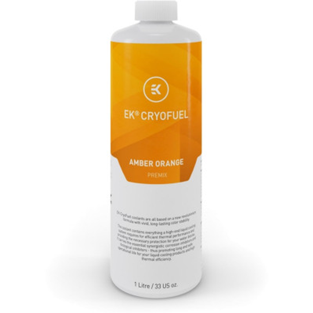 Охолоджуюча рідина Ekwb EK-CryoFuel Amber Orange (Premix 1000mL) (3831109810408) - изображение 1