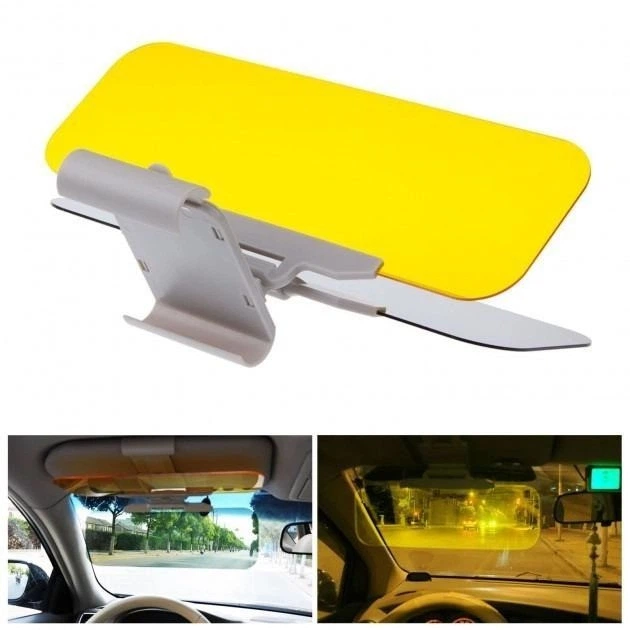 Антибликовый козырек HD Vision Visor Clear View для автомобиля yellow - изображение 5