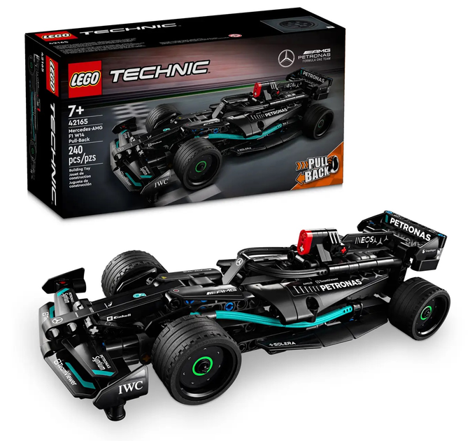 Zestaw klocków LEGO Technic Mercedes-AMG F1 W14 E Performance Pull-Back 240 elementów (42165) - obraz 8