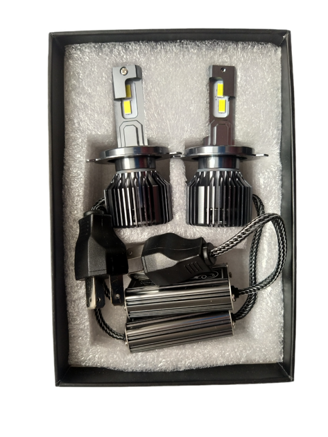 Світлодіодна лампа Led H4 6000K 75W 12V M1 (2шт) - зображення 2