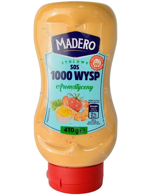 Соус 1000 островов Madero майонезно-томатный с паприкой 1000 Wysp 410 г ...