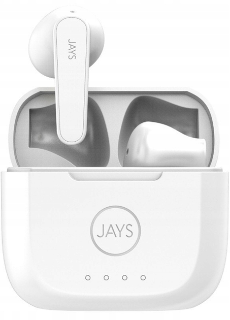 Słuchawki JAYS t-Five Earbuds White (7350033656488) - obraz 1