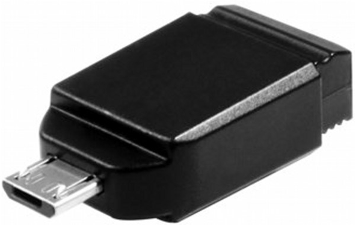 Флеш пам'ять USB Verbatim OTG USB 32GB Black (23942498223) - зображення 3
