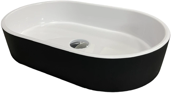 Тумба подвесная ADAMANT Astra W 70 с умывальником Beste New Black Matte/White Glossy - изображение 10